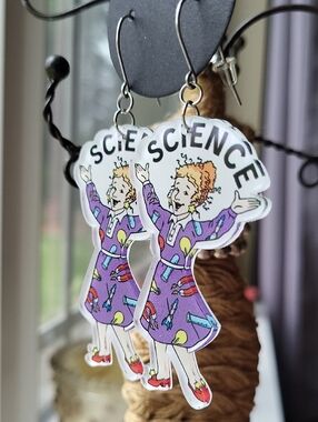 Ms. Frizzle Science Earrings